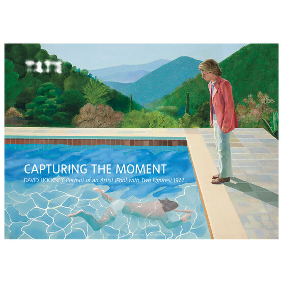 David Hockney Capturing the Moment poster
